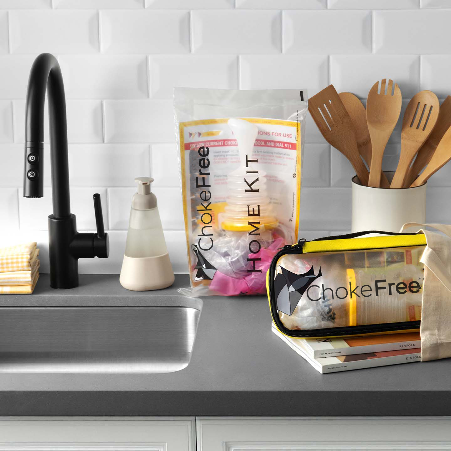 ChokeFree - Lifevac - 1x Home Kit 2x Travel Kit Bundle